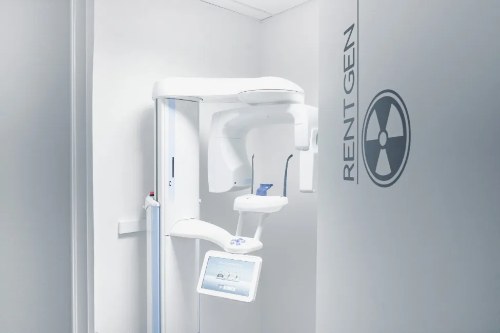 Rentgenová místnost s CBCT přístrojem pro 3D diagnostiku