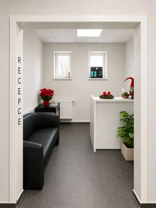 Recepce zubní kliniky Dental Heart Neratovice